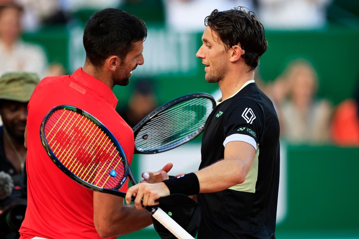 Batacazo: Djokovic perdió contra Ruud y quedo eliminado de Montecarlo